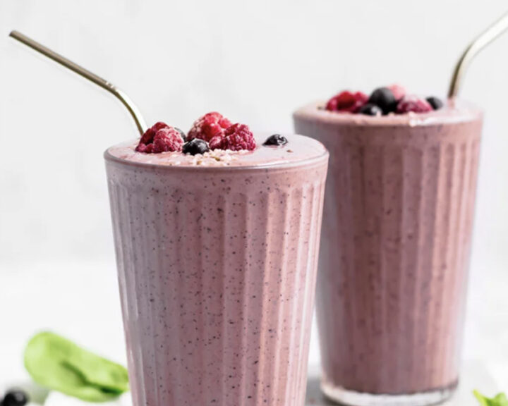 Smoothie με blueberries και κολοκύθι