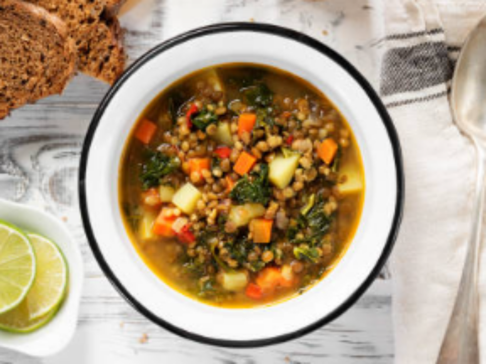 Αρωματική σούπα με φακές